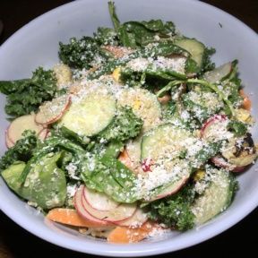Gluten-free salad from Blue Plate Taco